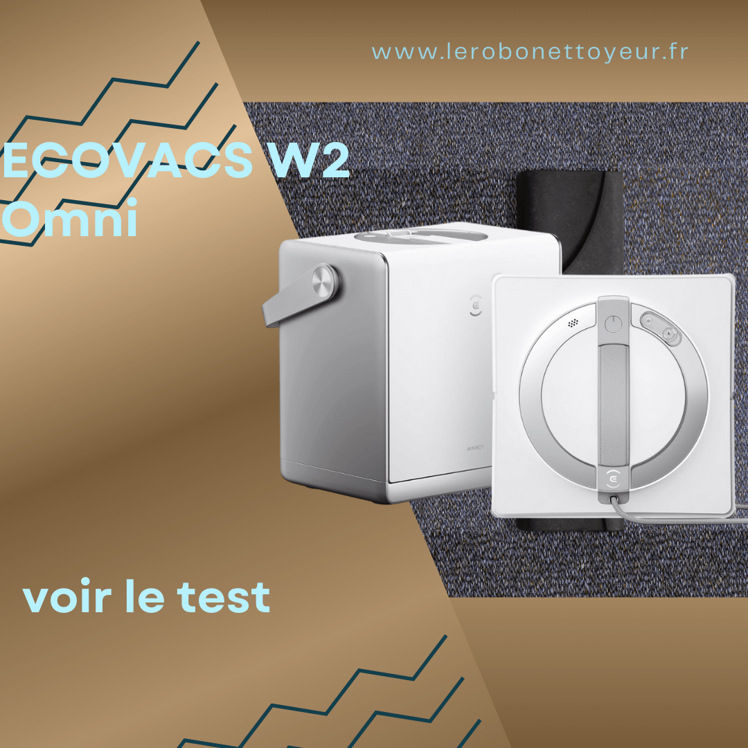 ECOVACS W2 Omni robot lave vitre