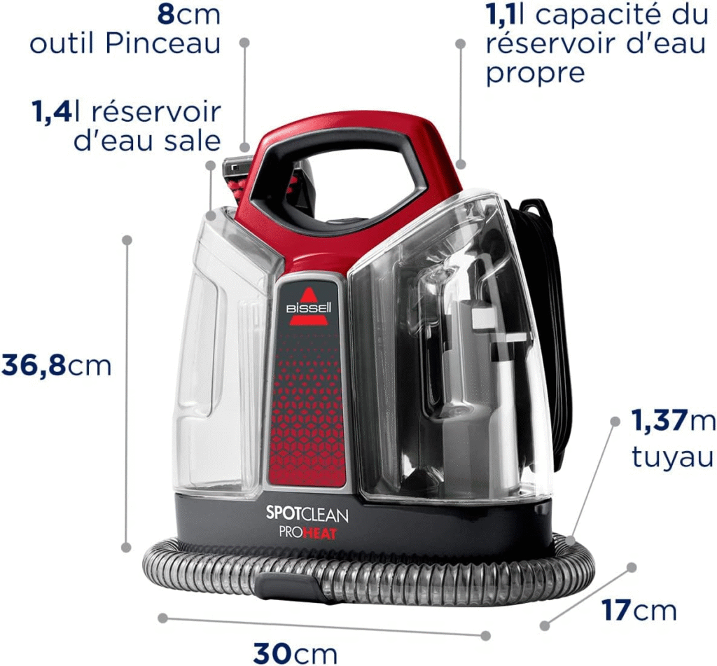 Présentation du BISSELL SpotClean ProHeat 36988