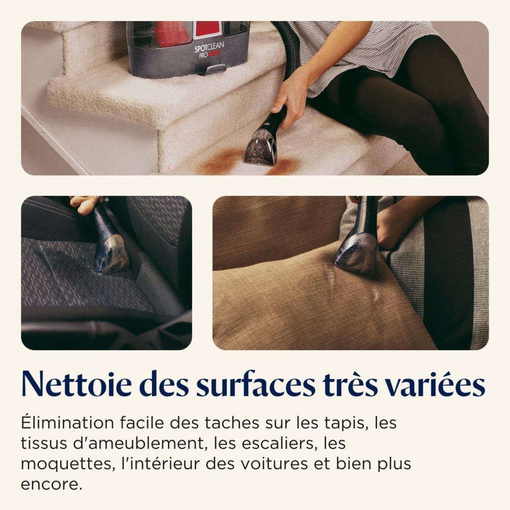Des fonctionnalités pensées pour un nettoyage optimal