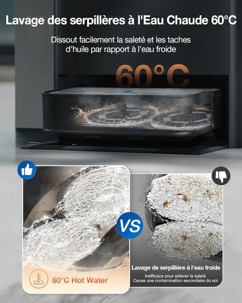 Entretien et durabilité du ECOVACS X2 Combo