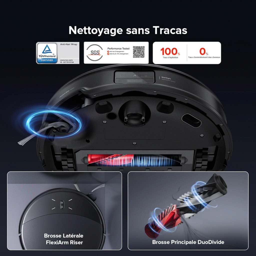 Performances du Roborock Saros 10R