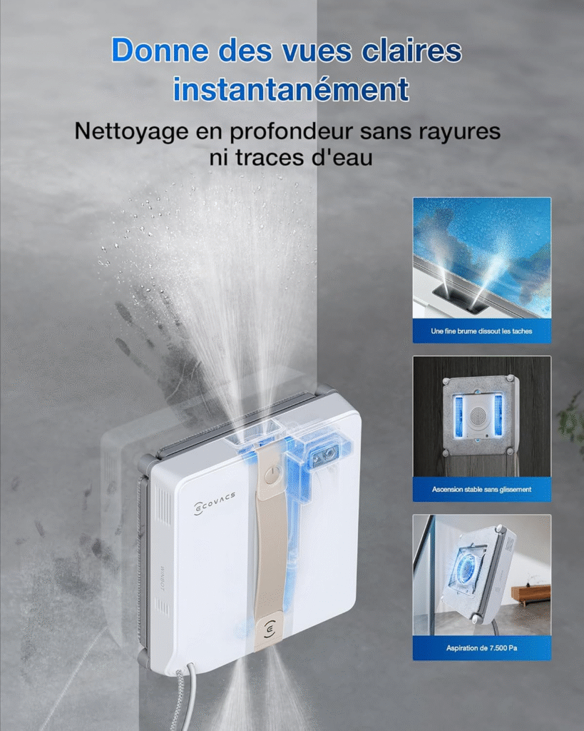 Performances du ECOVACS WINBOT Mini