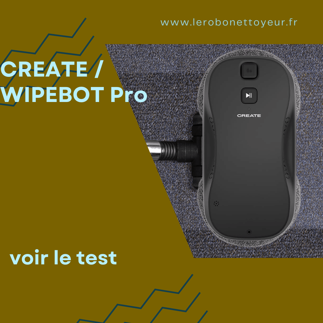 robot lave vitre CREATE WIPEBOT Pro
